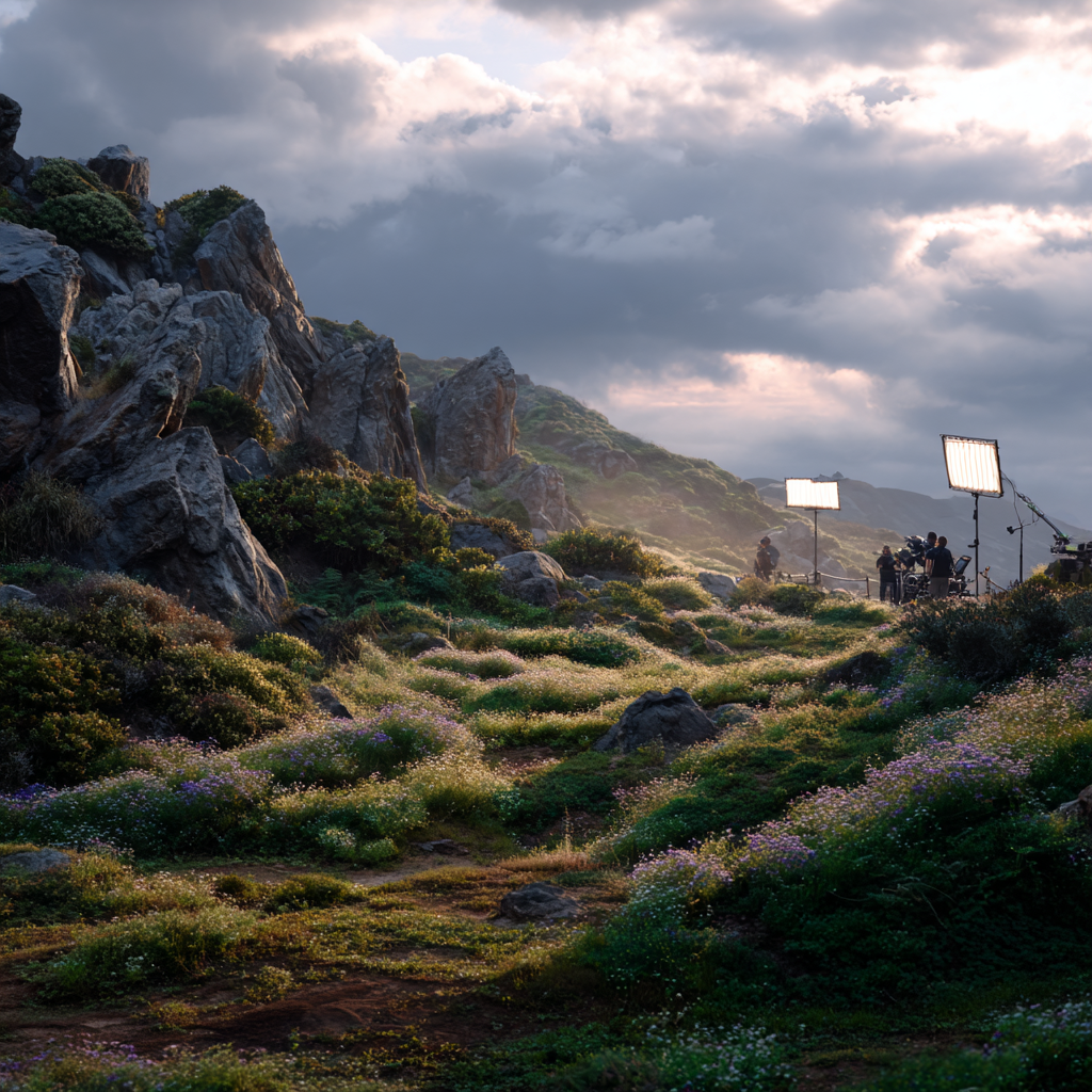 u8572111467_a_beautiful_natural_landscape_being_lit_by_cinema_16e06318-5087-4892-96d5-01f570cf2c3e_3