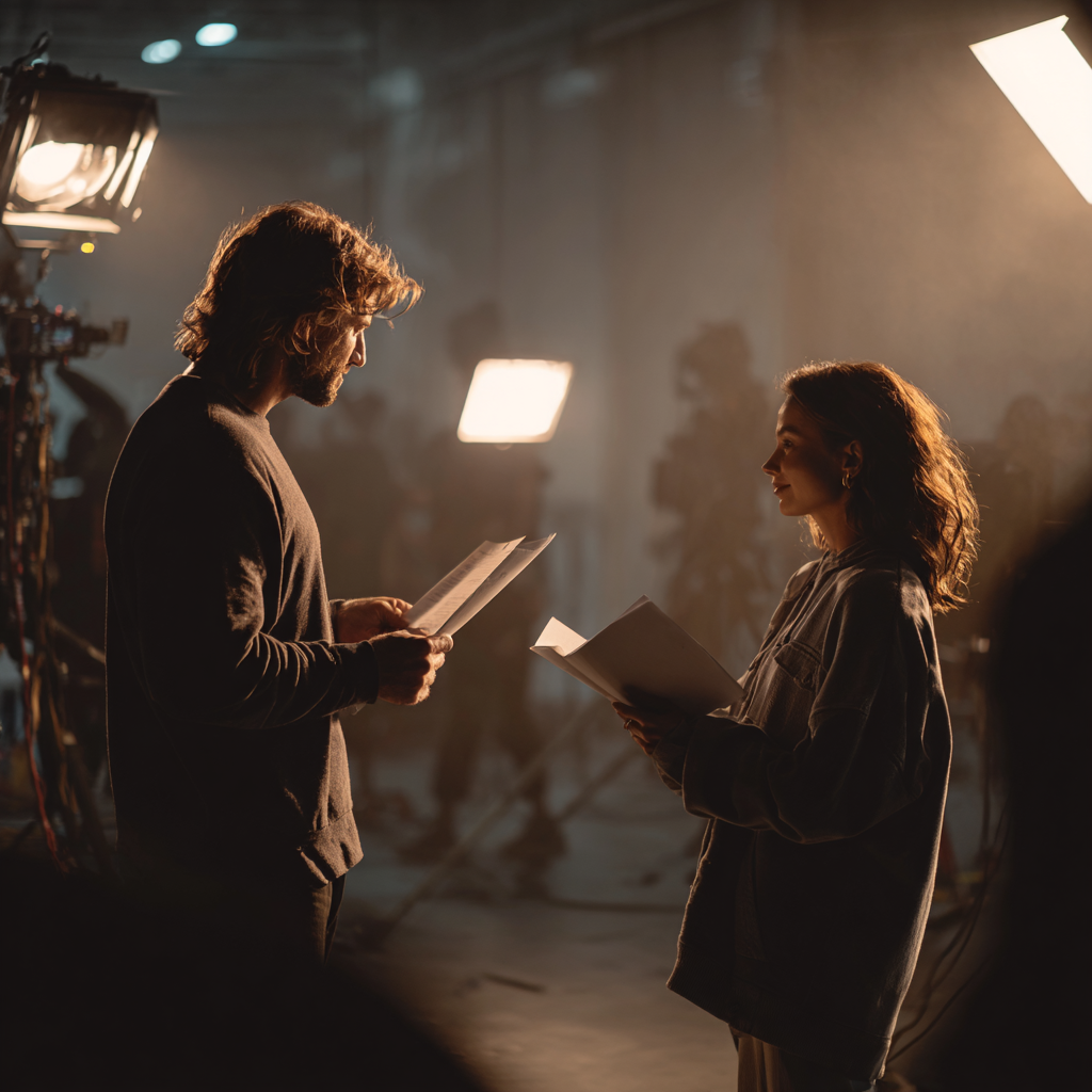 u8572111467_two_actors_rehearsing_a_scene_on_a_quiet_film_set_983ec225-d7be-4787-b1a9-72b7a3bb7c85_1